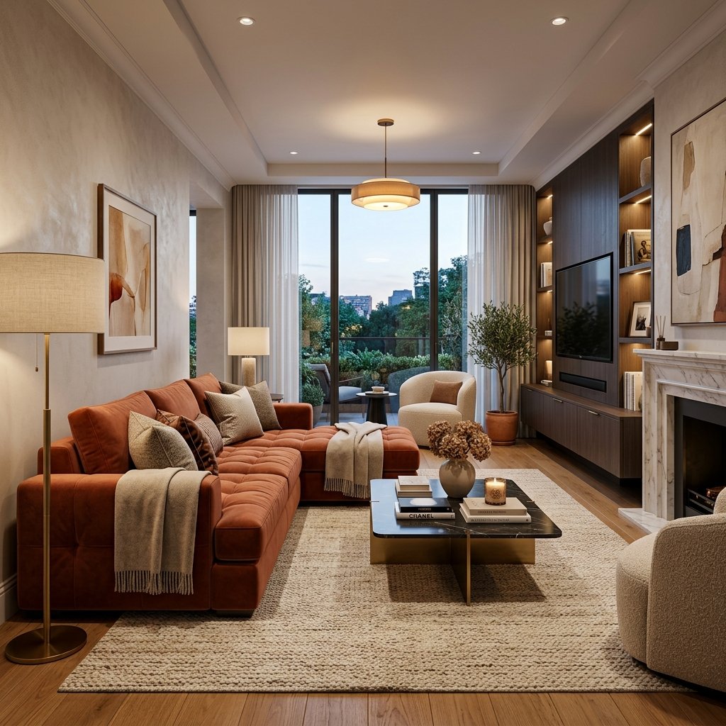 Luxury Velvet Sofa Set
